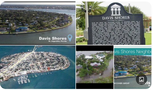 Davis Shores St. Augustine homes for sale near the Bridge of Lions